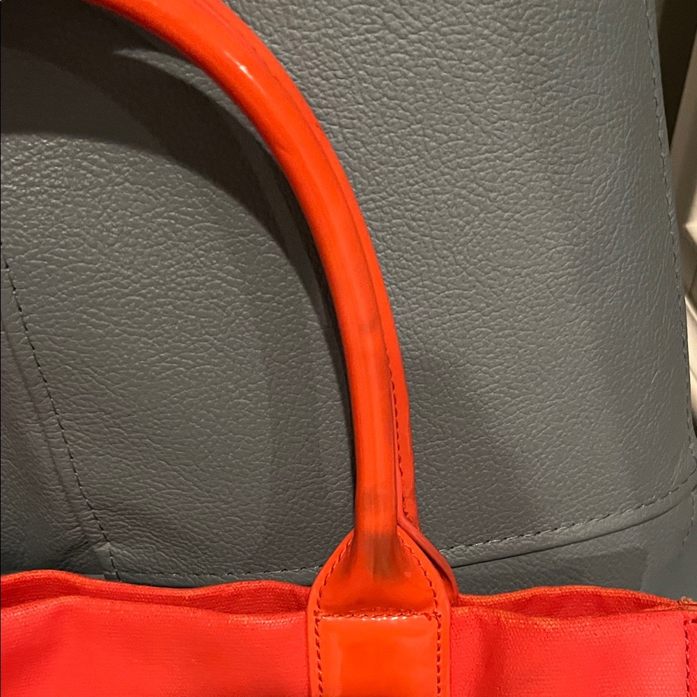Tory Burch orange-red Tote Bag - Picture 3 of 14